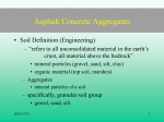 Asphalt Concrete Aggregates