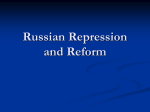 Russian Repression and Reform