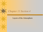 The Layers of the Atmosphere
