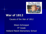 PowerPoint: War of 1812