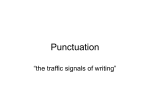 Punctuation