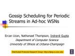 Gossip Scheduling - Distributed Protocols Research Group