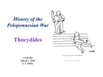 Thucydides, History of the Peloponnesian War