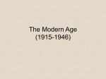 The Modern Age (1915