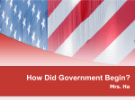 How Did Government Begin?