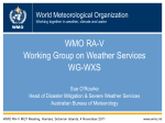 WMO RA-V MG7 WG-WXS