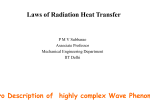 Radiation Heat Transfer Between Real Surfaces