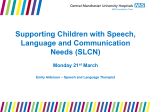 What are Speech, Language, and Communication Needs (SLCN)?