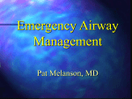 The Three Pillars of Airway Management