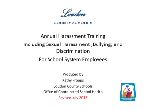 Discrimination-Harassment-Bullying Training2015