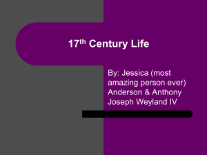 17th Century Life