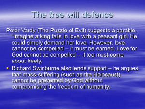 Free Will Defence