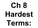 Ch 8 Hardest Terms: This part of the Constitution ensures that states