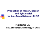 Haidong_Liu - UC Davis Nuclear Physics Group