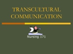 transcultural communication