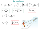 Center of mass Equal Masses