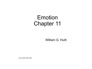 Emotion - Educational Psychology Interactive