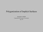 Polygonization of Implicit Surfaces