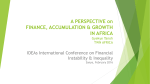 Presentation - International Development Economics