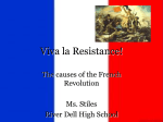 Viva la Resistance! - River Dell Regional School District