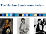 The Harlem Renaissance Artists