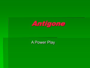 Antigone - TeacherWeb