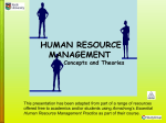THE HRM SYSTEM Human resource