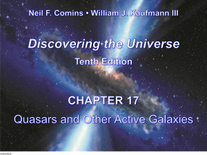 DTU 8e Chap 17 Quasars and Other Active Galaxies