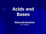 What is an acid?