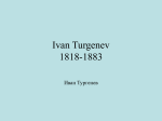 Ivan Turgenev 1818-1883