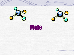 5 6. moles and rxn - New Hartford Central Schools