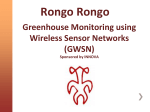 Greenhouse Monitoring using Wireless Sensor Networks (GWSN