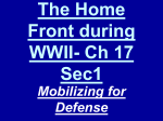 The Homefront during WWII