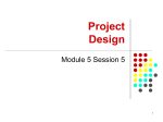 A checklist for project designers