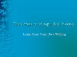 The Odyssey: Hospitality Essays