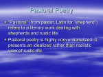 Pastoral Poetry - Summit School District