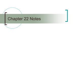 Chapter 22 Notes - Beaufort County Schools
