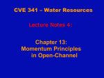 CVE 240 – Fluid Mechanics