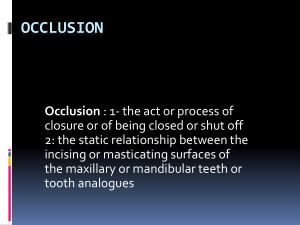 occlusion