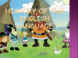 History of the English Language