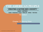 THE AMERICAN PEOPLE CREATING A NATION AND A SOCIETY