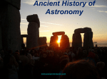 The Roots of Astronomy