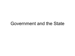 Government and the State