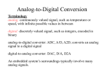 Analog/Digital Conversion