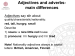 adjectives - Studentportalen