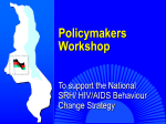 Policymaker Workshop Presentation.