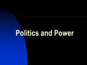 Politics and Power