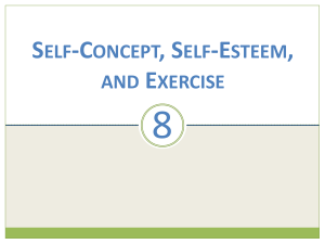 self-concept, self-esteem, and exercise
