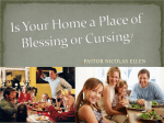 Is Your Home a Place of Blessing or Cursing?