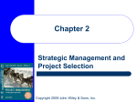 Strategic Management and Project Selection